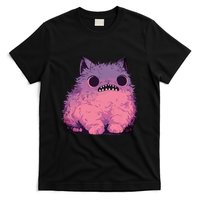 Cat Monster Graphic Kawaii Pastel Goth Anime Aesthetic Goth T-Shirt