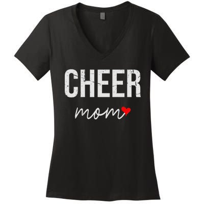 Cheer Mom Gift Idea Cheer Mom Women's V-Neck T-Shirt