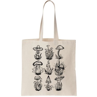 Cottagecore Mushrooms Goblincore Aesthetic Bag