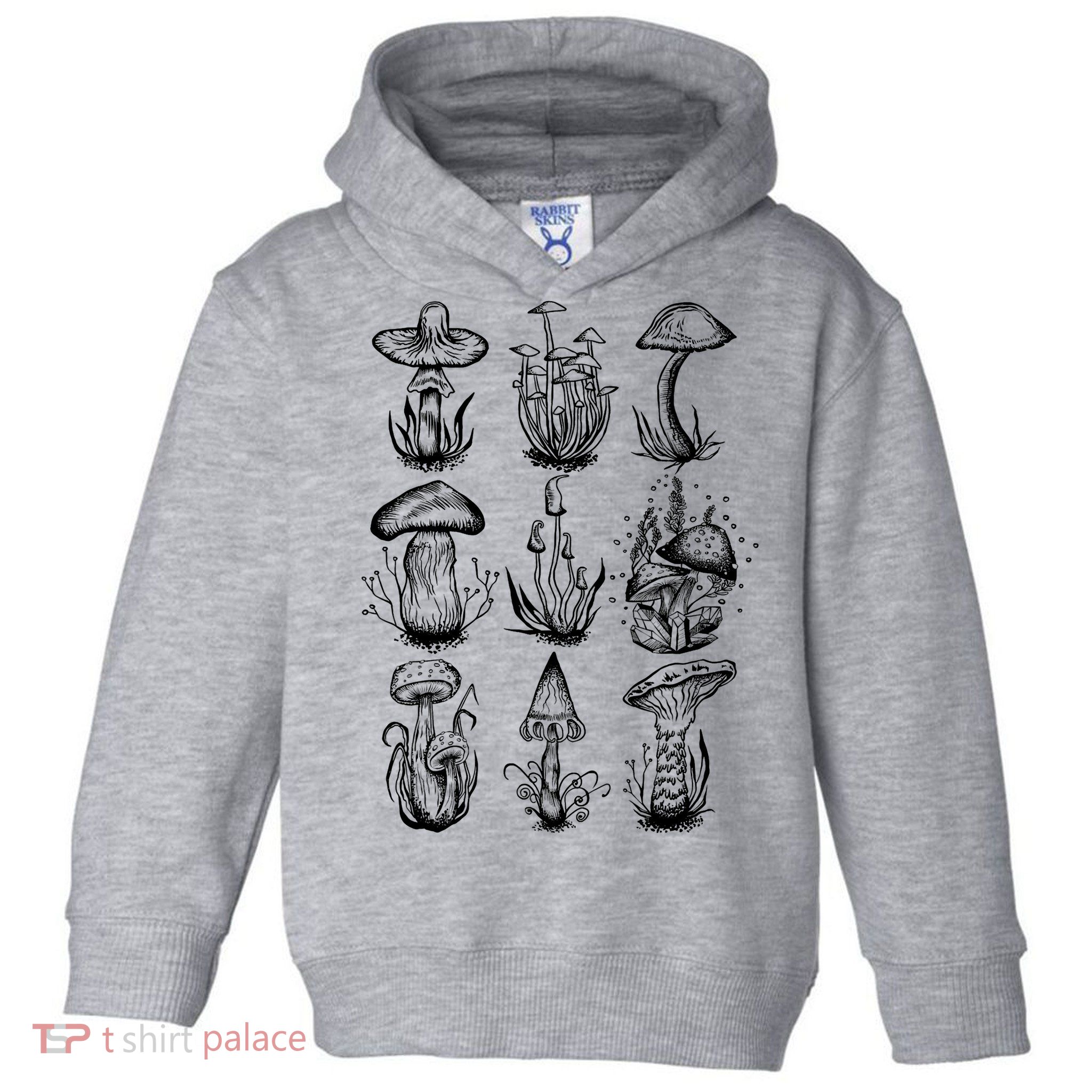Cottagecore Mushrooms Goblincore Aesthetic Toddler Hoodie