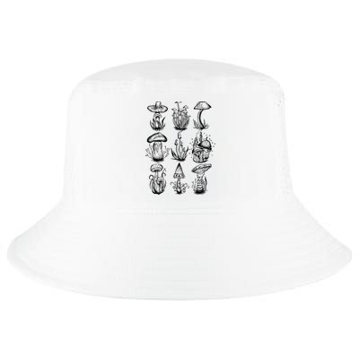 Cottagecore Mushrooms Goblincore Aesthetic Cool Comfort Performance Bucket Hat