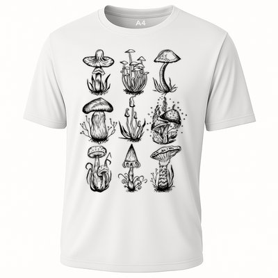 Cottagecore Mushrooms Goblincore Aesthetic Performance Shirt