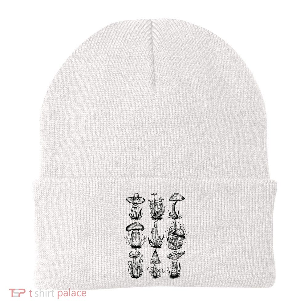 Cottagecore Mushrooms Goblincore Aesthetic Beanie