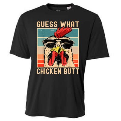 Chicken Meme Guess What Chicken Butt Cooling Performance Crew T-Shirt