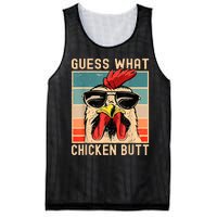 Chicken Meme Guess What Chicken Butt Mesh Reversible Basketball Jersey Tank