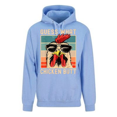 Chicken Meme Guess What Chicken Butt Unisex Surf Hoodie