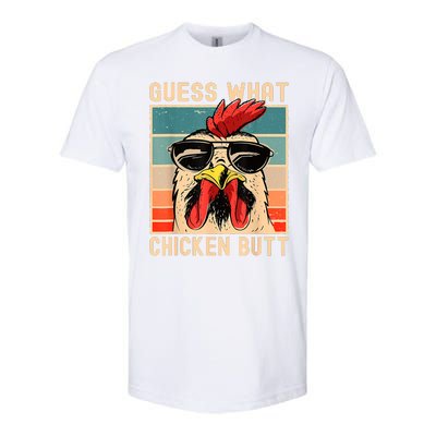 Chicken Meme Guess What Chicken Butt Softstyle CVC T-Shirt