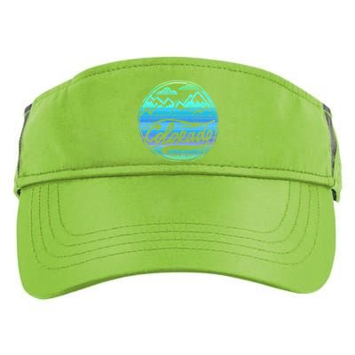 Colorado Mountains Gift Funny Enjoy Colorado Gift Adult Drive Performance Visor