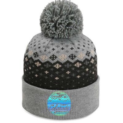 Colorado Mountains Gift Funny Enjoy Colorado Gift The Baniff Cuffed Pom Beanie