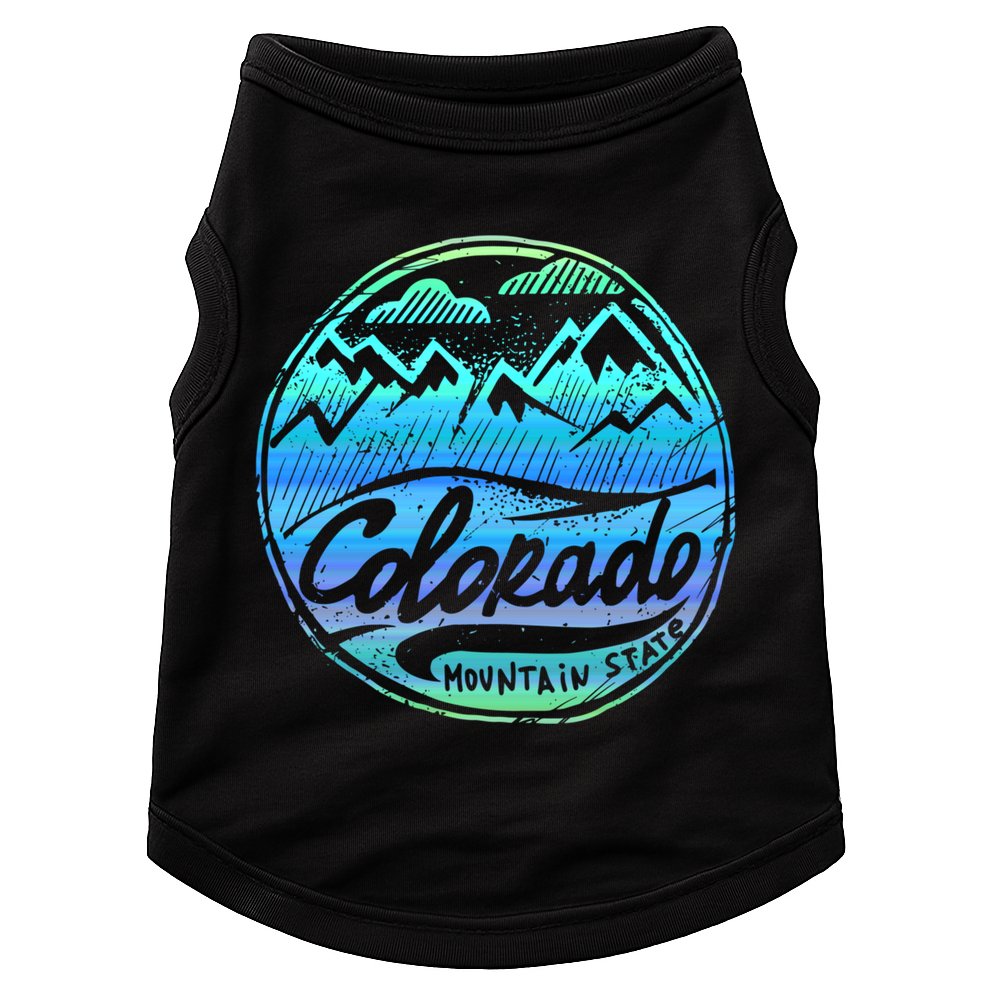 Colorado Mountains Gift Funny Enjoy Colorado Gift Doggie Tank