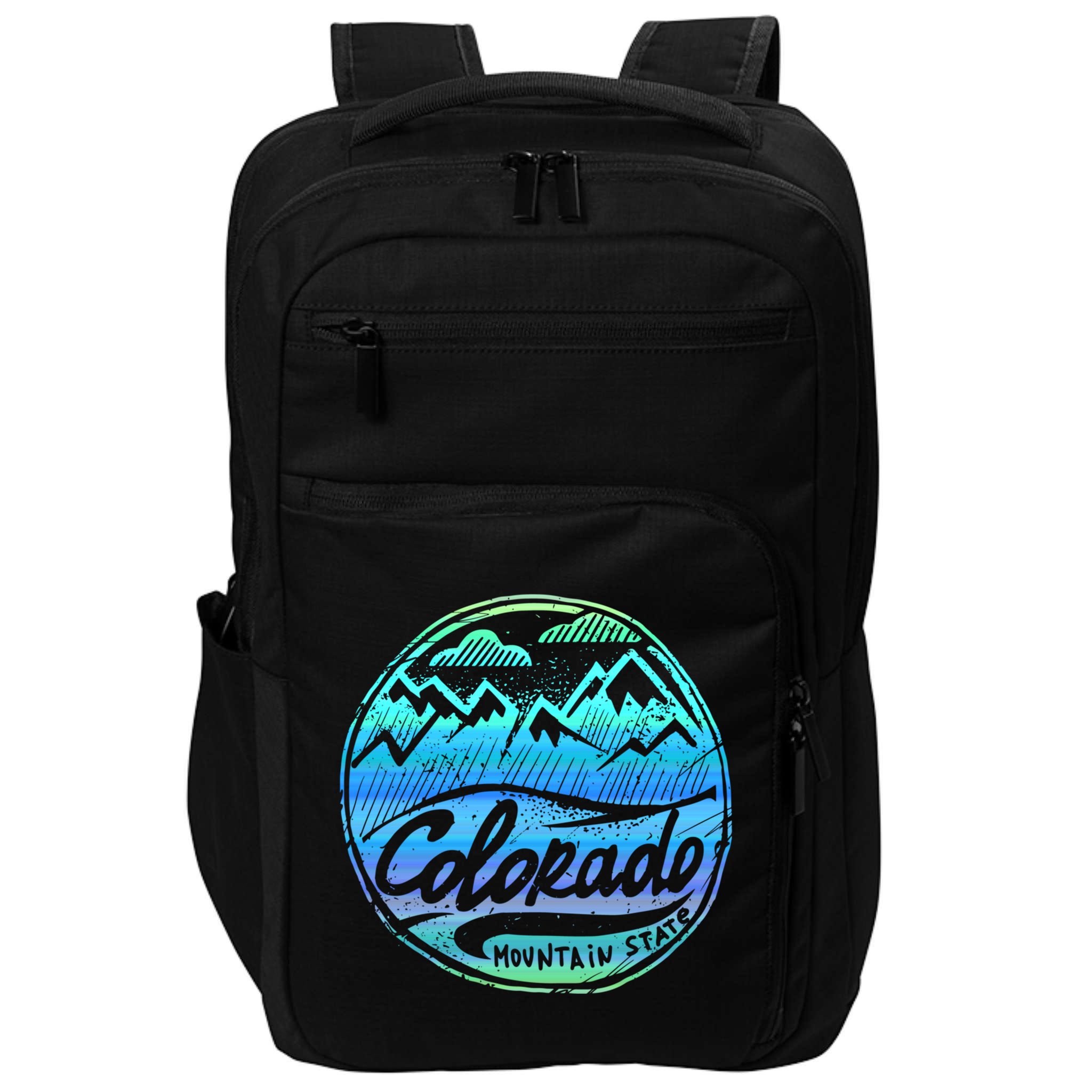 Colorado Mountains Gift Funny Enjoy Colorado Gift Impact Tech Backpack