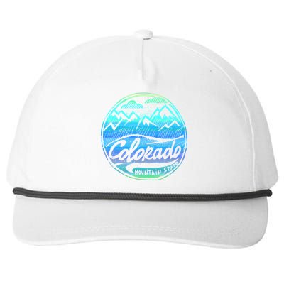 Colorado Mountains Gift Funny Enjoy Colorado Gift Snapback Five-Panel Rope Hat