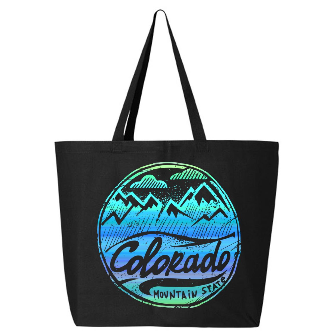 Colorado Mountains Gift Funny Enjoy Colorado Gift 25L Jumbo Tote