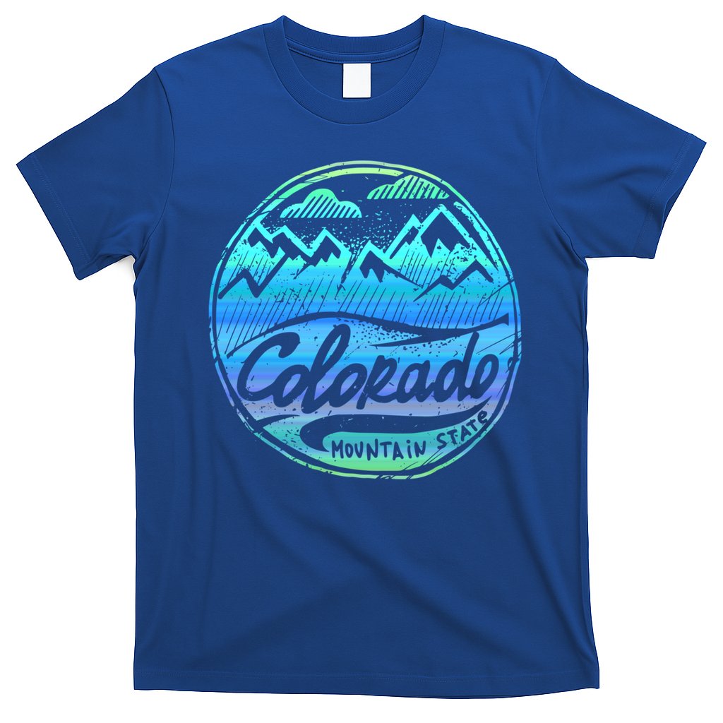 Colorado Mountains Gift Funny Enjoy Colorado Gift T-Shirt