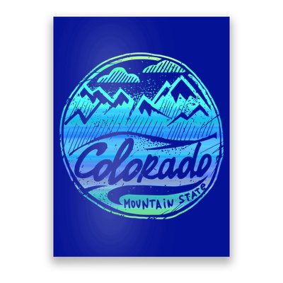 Colorado Mountains Gift Funny Enjoy Colorado Gift Poster