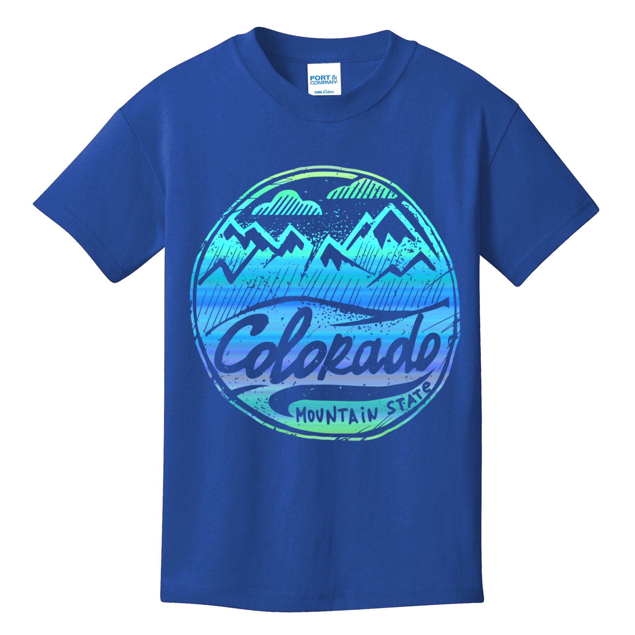 Colorado Mountains Gift Funny Enjoy Colorado Gift Kids T-Shirt