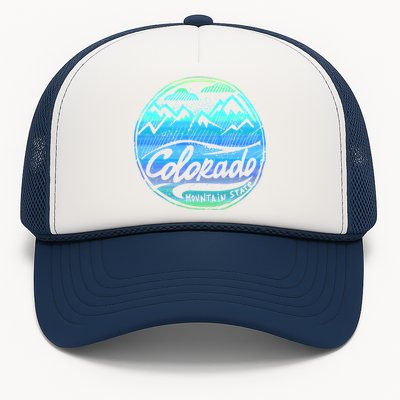 Colorado Mountains Gift Funny Enjoy Colorado Gift Trucker Hat