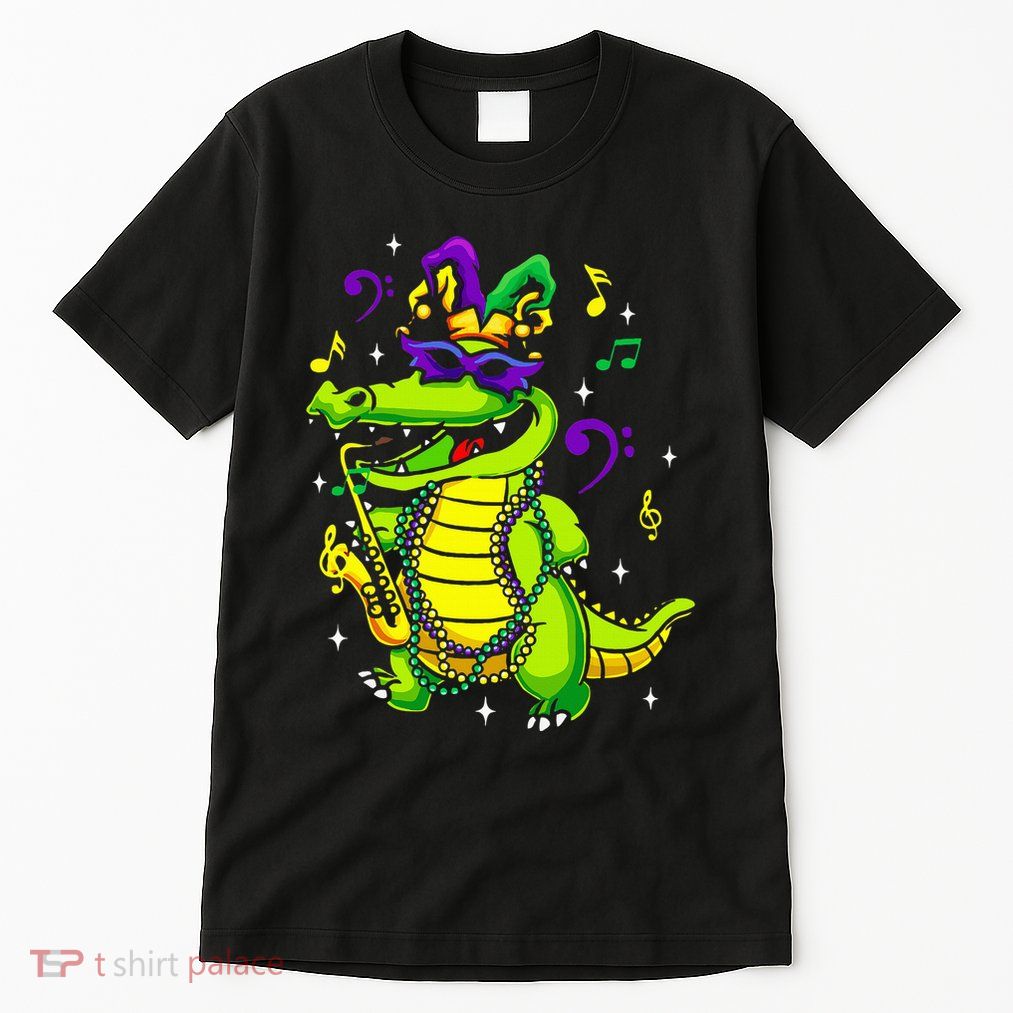 Cute Mardi Gras Alligator Tall T-Shirt
