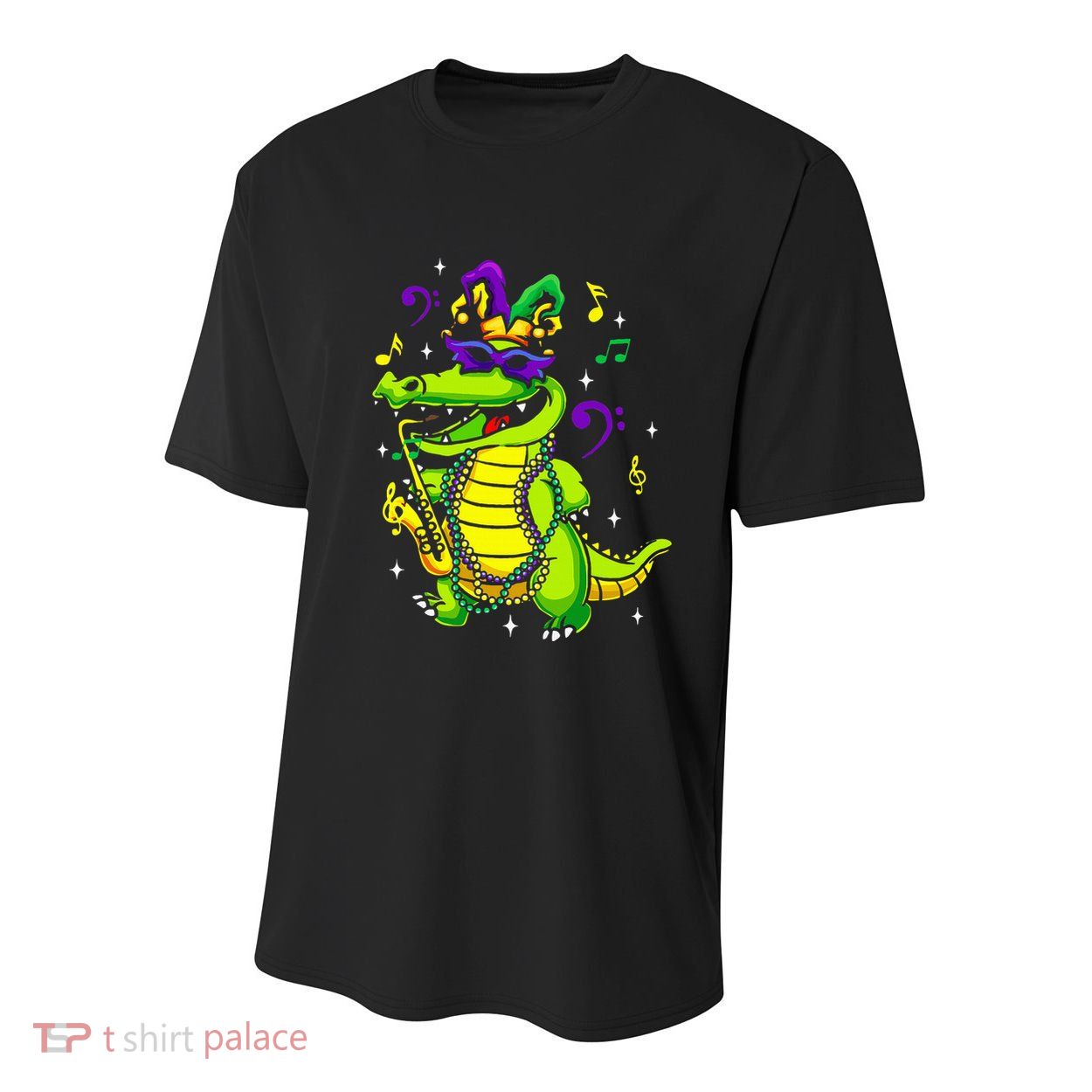 Cute Mardi Gras Alligator Youth Performance Sprint T-Shirt