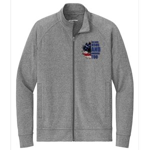 Christian Meaningful Gift America Sunflower Gift Stretch Full-Zip Cadet Jacket