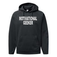 Cr1tter Motivational Geeker Performance Fleece Hoodie