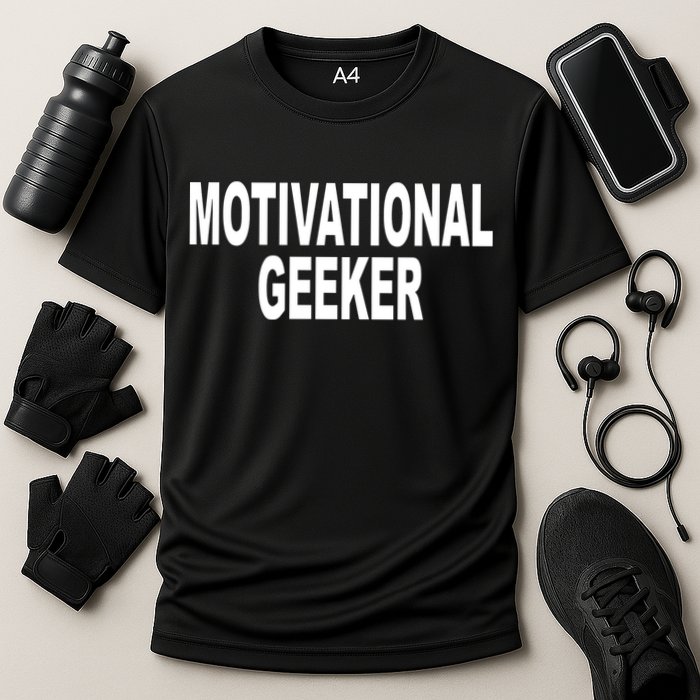 Cr1tter Motivational Geeker Cooling Performance Crew T-Shirt