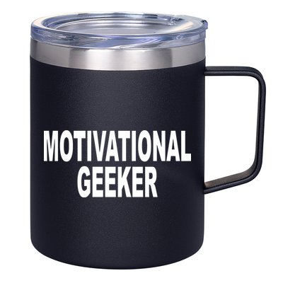 Cr1tter Motivational Geeker 12oz Stainless Steel Coffee Mug