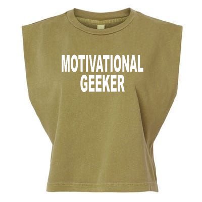 Cr1tter Motivational Geeker Garment-Dyed Women's Muscle Tee