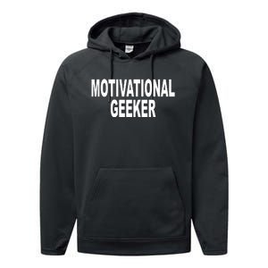 Cr1tter Motivational Geeker Performance Fleece Hoodie