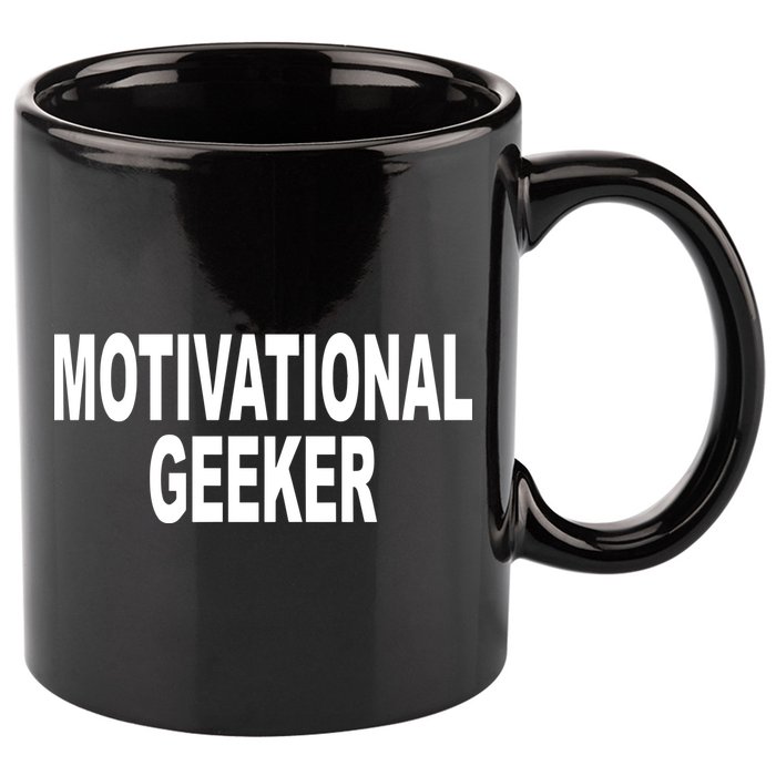 Cr1tter Motivational Geeker 11oz C Handle Ceramic Mug