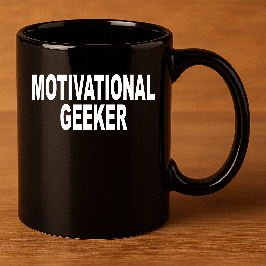 Cr1tter Motivational Geeker 11oz C Handle Ceramic Mug