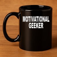 Cr1tter Motivational Geeker 11oz C Handle Ceramic Mug
