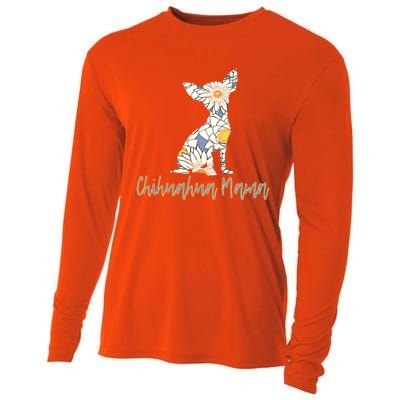 Chihuahua Mama Gifts For Lovers Cooling Performance Long Sleeve Crew