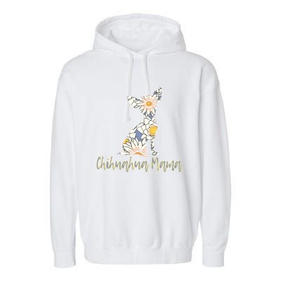 Chihuahua Mama Gifts For Lovers Garment-Dyed Fleece Hoodie