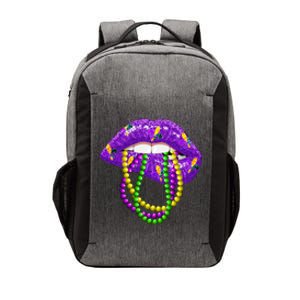 Cool Mardi Gras Glitter Lips Vector Backpack