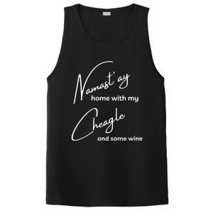 Cheagle Meaningful Gift Funny Namastay For Yoga And Dog Lovers Gift PosiCharge Competitor Tank