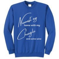 Cheagle Meaningful Gift Funny Namastay For Yoga And Dog Lovers Gift Sweatshirt