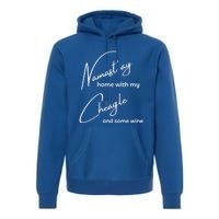 Cheagle Meaningful Gift Funny Namastay For Yoga And Dog Lovers Gift Premium Hoodie