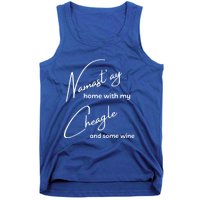 Cheagle Meaningful Gift Funny Namastay For Yoga And Dog Lovers Gift Tank Top