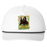 Call Me Ghostface Are You Feelin' Lucky Horror Movie St Patricks Day Lucky Vibe Snapback Five-Panel Rope Hat