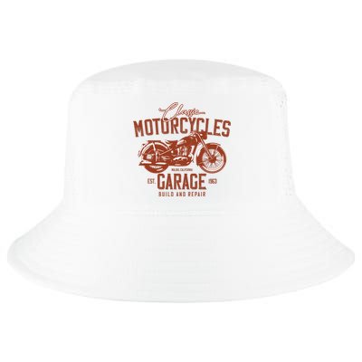 Classic Motorcycle Garage Cool Comfort Performance Bucket Hat
