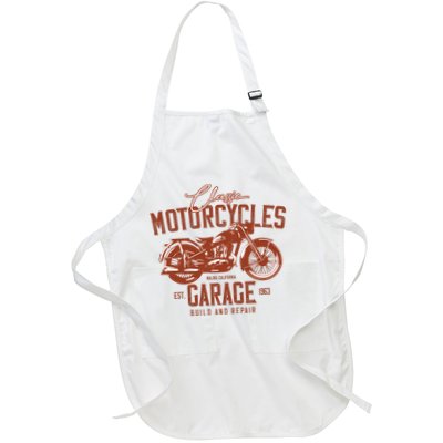 Classic Motorcycle Garage Apron