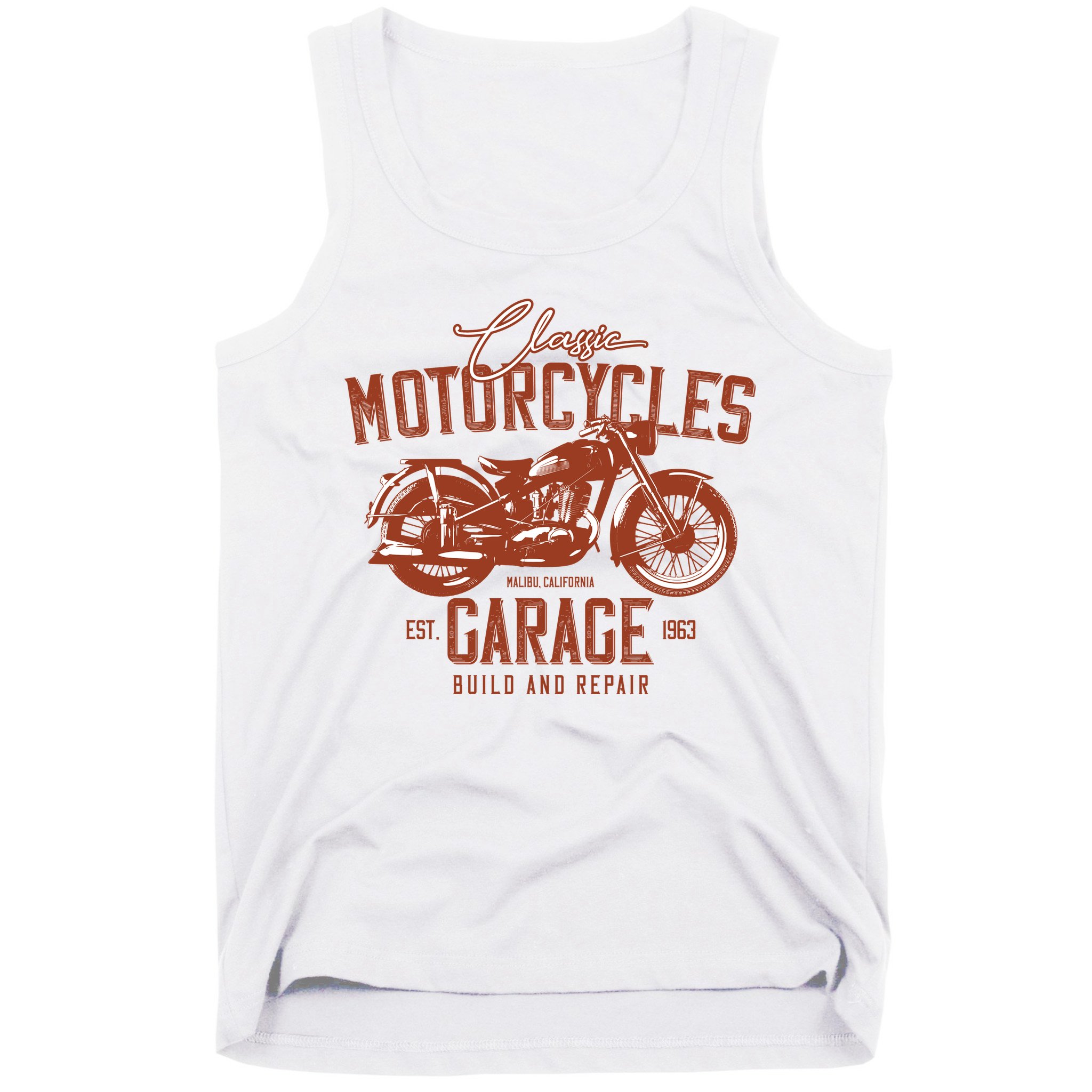 Classic Motorcycle Garage Tank Top