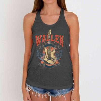 Country Music Guitar Women's Knotted Racerback Tank