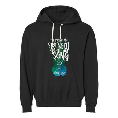 Christian Music Guitar Church Band Love God Garment-Dyed Fleece Hoodie