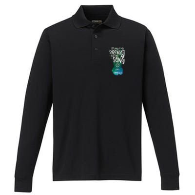 Christian Music Guitar Church Band Love God Performance Long Sleeve Polo