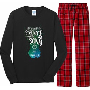 Christian Music Guitar Church Band Love God Long Sleeve Pajama Set