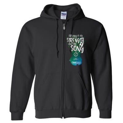 Christian Music Guitar Church Band Love God Full Zip Hoodie