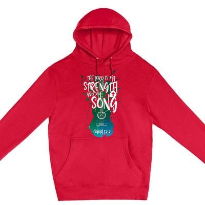 Christian Music Guitar Church Band Love God Premium Pullover Hoodie