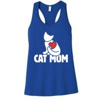 Cat Mom Gift Cats Moms Great Gift Cute Cat Mom Gift Women's Racerback Tank